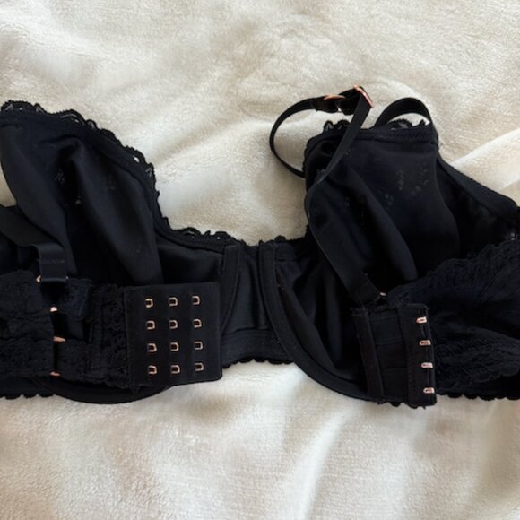 NWT Aerie Lace Balconette Bra - Black - 38DD - Picture 2 of 6